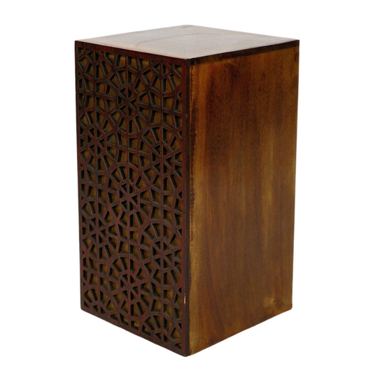 Runic Remembrance Wood Cremation Urn