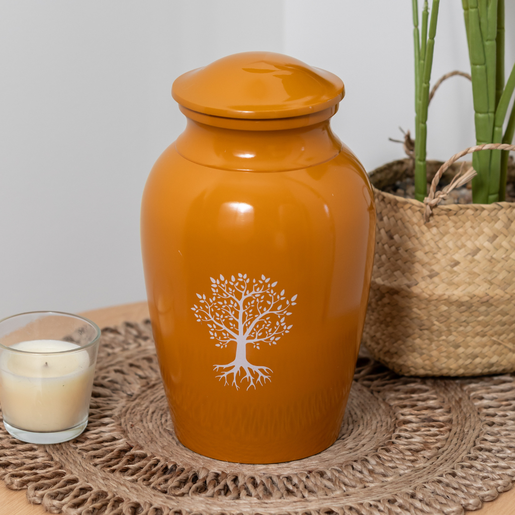 Saffron Life Tree Cremation Urn