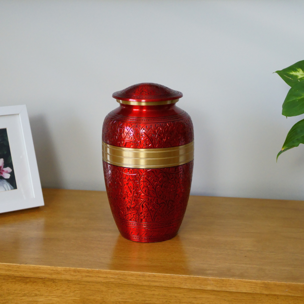 Scarlet Solace Cremation Urn