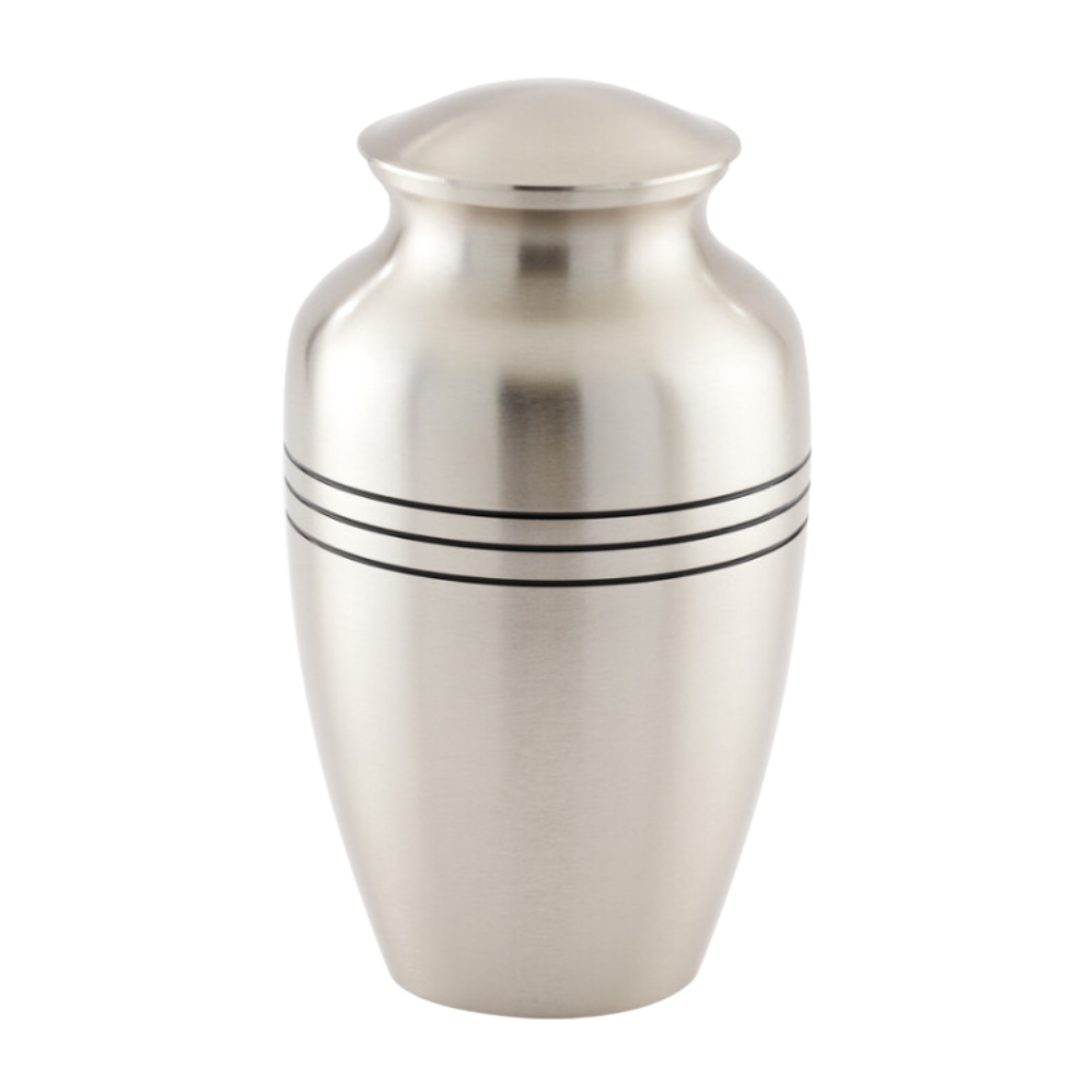 Silver Peace Cremation Urn