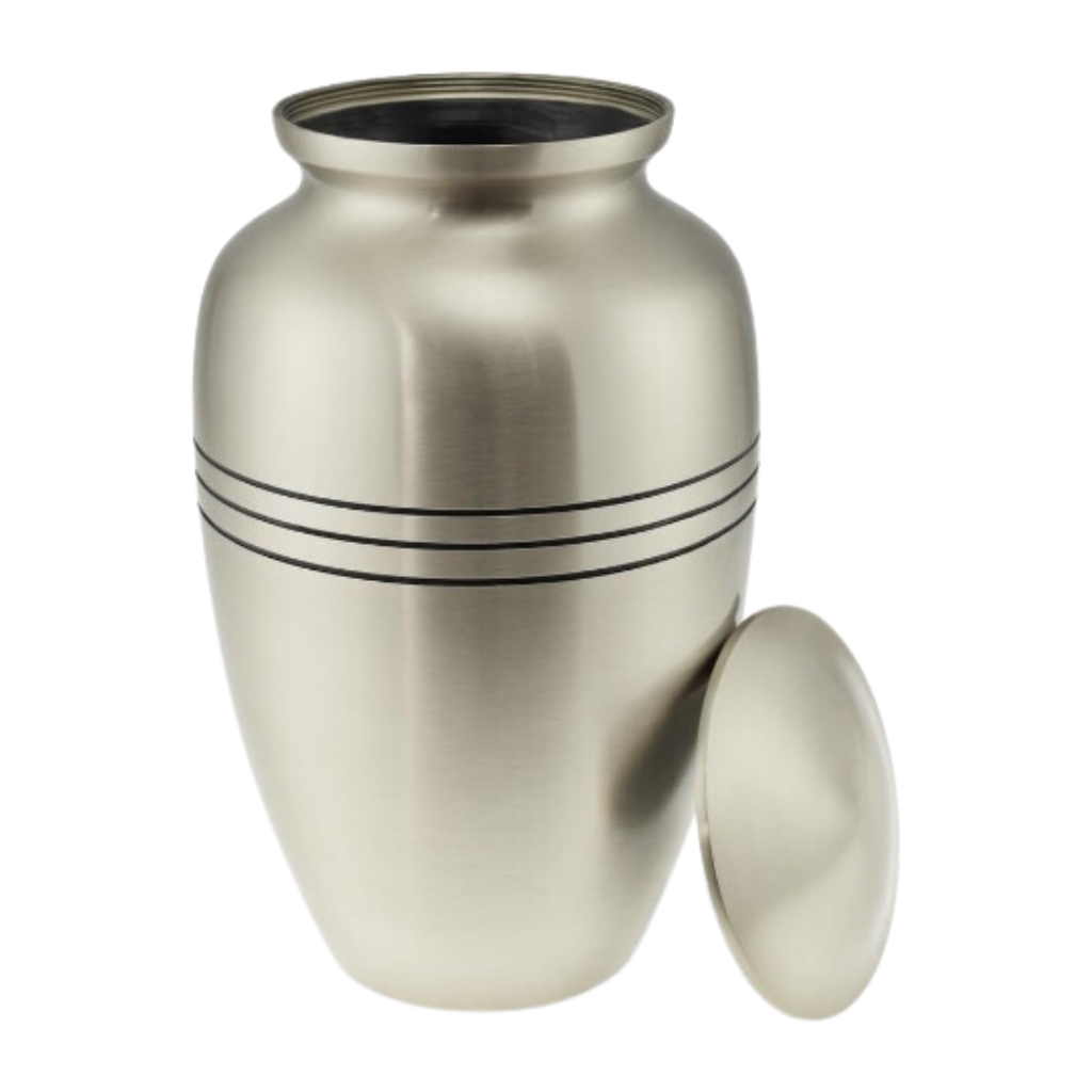 Silver Peace Cremation Urn