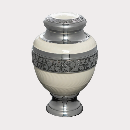 Snowy Regal Remembrance Cremation Urn