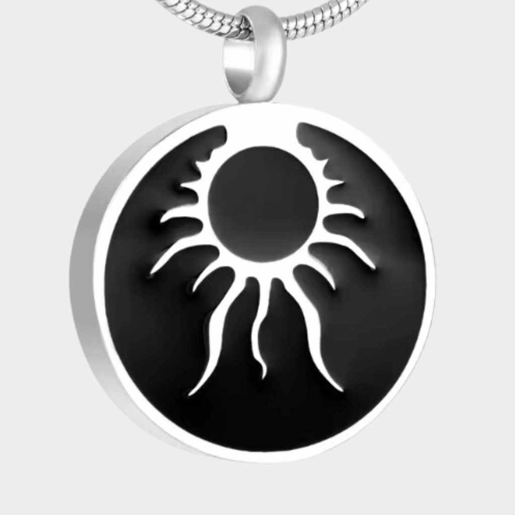 Sun's Zenith Cremation Pendant