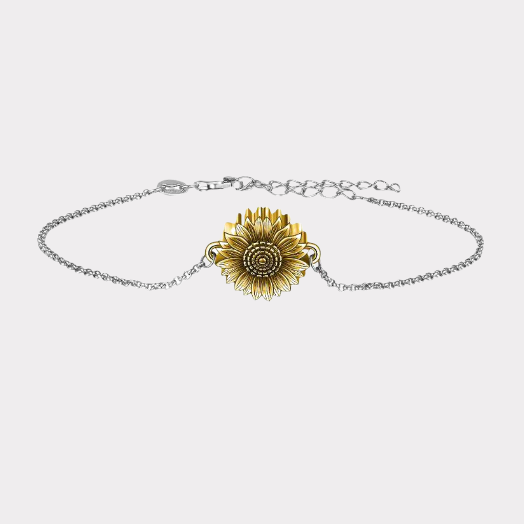 Sunflower Serenity Cremation Bracelet