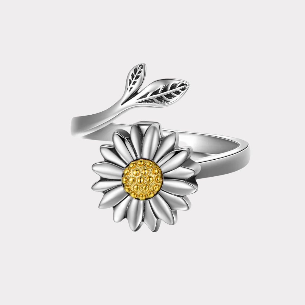 Sunflower Serenity Cremation Ring