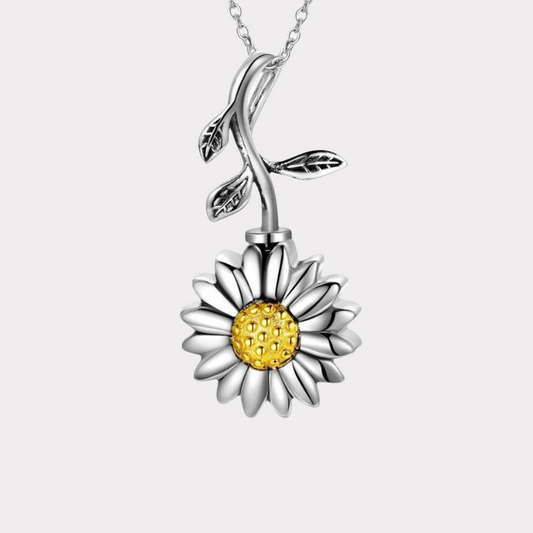 Sunflower Sunshine Cremation Necklace