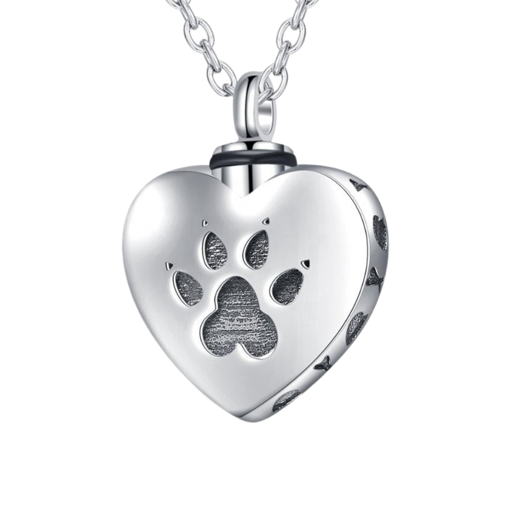 Touching Paw Cremation Pendant