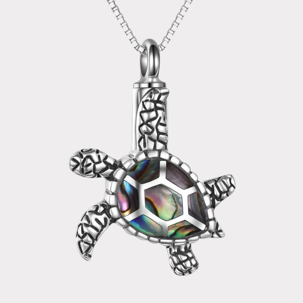 Turtle Dream Cremation Necklace