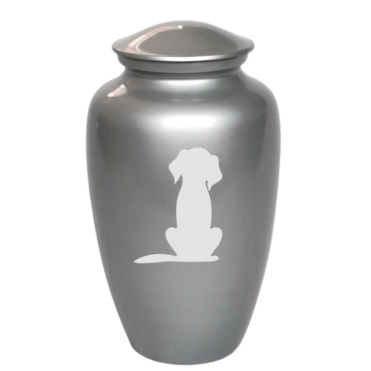 Wagging Tail Dog Cremation Urn