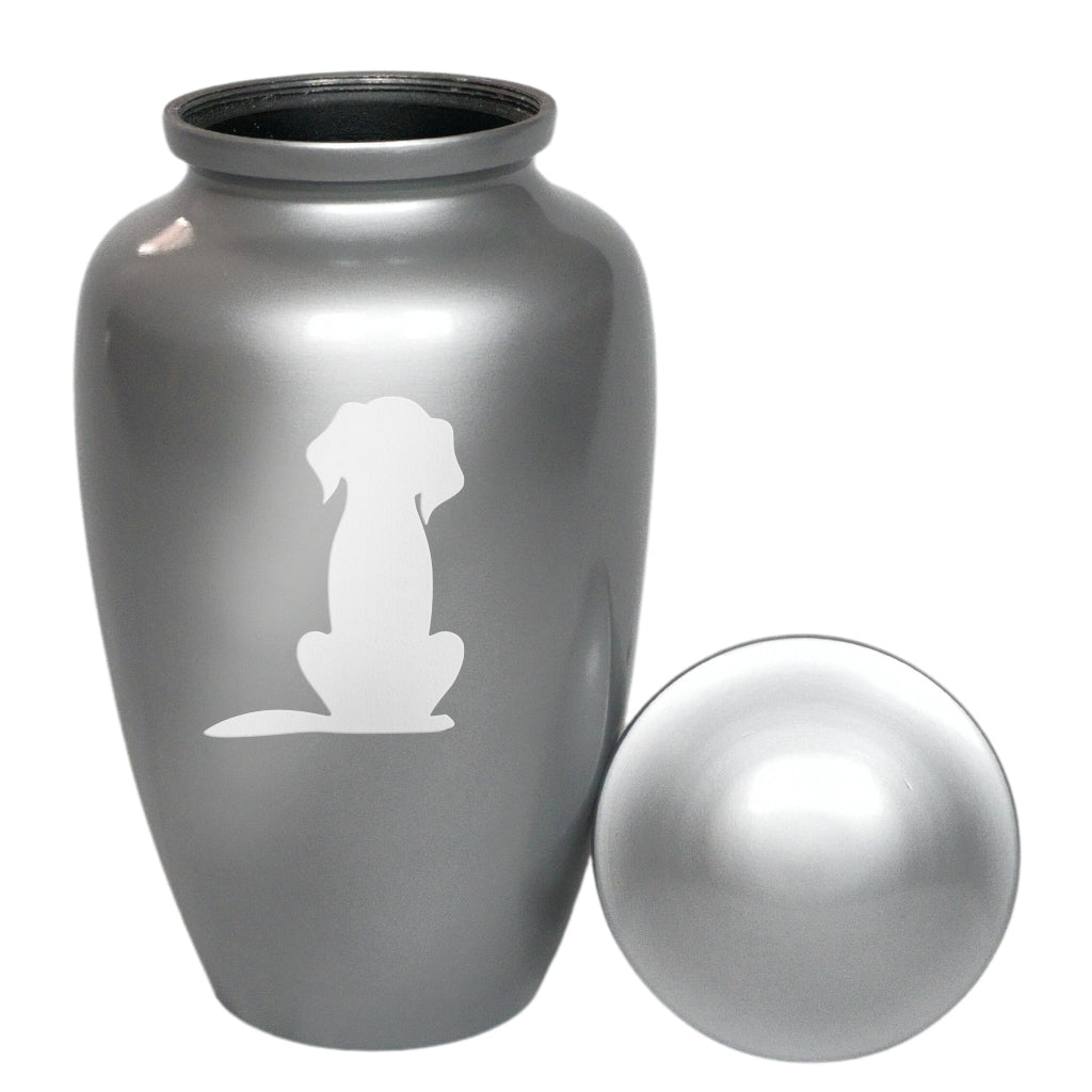 Wagging Tail Dog Cremation Urn