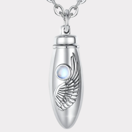 Winged Serenity Cremation Pendant